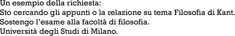 Esempio